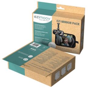 Ezimoov Mirror Pack – Espejo retrovisor para silla de coche a contramarcha + espejo retrovisor - Imagen 14