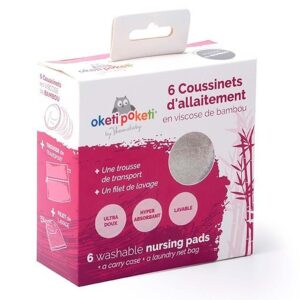 Discos de Bambú OketiPoketi per a l'alletament - Imatge 6