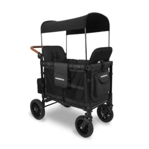 Wonderfold W2 Cochecito Vagón Luxe Volcanic Black 2 Plazas - Imagen 5