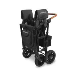 Wonderfold W2 Cochecito Vagón Luxe Volcanic Black 2 Plazas - Imagen 8